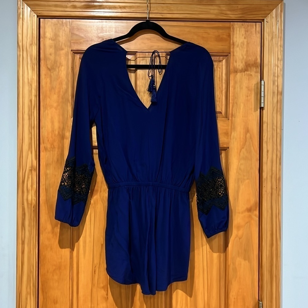 Express Blue Romper Women's Extra Small Size - Picture 7 of 9